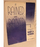 It Rained and Rained Sheet Music Morna Gehrig Piano Solo 1941 - $9.89