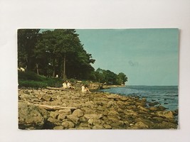 ✍️ Collectible Postcard Posted w/STAMP ✉️ 1973 Lakeside Lake Erie Ohio Usa - £1.91 GBP