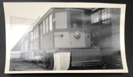 VTG Washington DC Railway Trolley Railroad #019 Train B&amp;W Photograph - £11.10 GBP