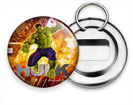 The Incredible Angry Hulk Superhero Comics Beer Soda Bottle Opener Key Ring Gift - £11.76 GBP
