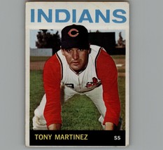 Tony Martinez #404 Topps 1964 Baseball Card Cleveland Indians - £2.45 GBP