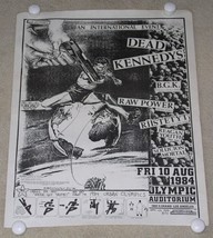 Dead Kennedys Concert Poster Vintage 1983 Olympic Auditorium L.A. Reagan Youth - £236.56 GBP