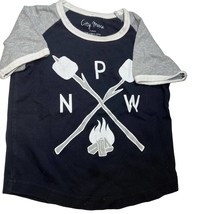 City Mouse PNW Camping Tee Size 3 Year Organic Cotton - $13.55