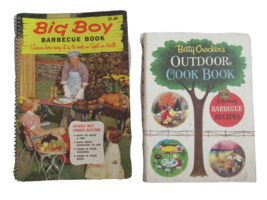 Vintage Betty Crocker&#39;s Outdoor Cook Book 1961 &amp; Big Boy Barbeque 1957 S... - £11.36 GBP