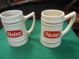 Great Collectible Set of 2 HEINZ Mugs "Chef Francisco" - $24.34