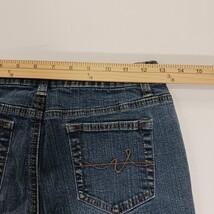 St. John's Bay Women's Blue Stretch Secretly Slender Bootcut Denim Jeans Size 4S image 8