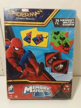 Marvel Spider Man Homecoming Memory Match Game Cardinal Matching Game Br... - $11.87