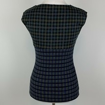 Karen Millen Womens Vest Size 6 Sleeveless Ponte Plaid Check Stretch Wor... - £19.45 GBP