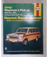 Jeep Wagoneer &amp; Pick-up 1972 thru 1991: Haynes Repair Manual 50029 - $20.36 CAD