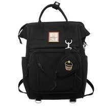 Multifunctional Women&#39;s Nylon Backpack Girls Laptop Backpack Korean Style School - £37.03 GBP