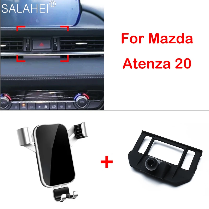 Car Mobile Phone Holder For Mazda 6 Atenza 2020 Dashboard Air Vent Smart Phone - £16.74 GBP