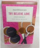 BAREMINERALS TRY  BELIEVE LOVE  30 DAY TRY ME KIT 6 PCS GOLDEN DEEP Bisq... - $27.28 CAD