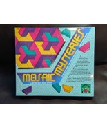 VTG MOSAIC MYSTERIES Pattern Block Design Learning Activity TOY GAME &#39;92... - $29.68