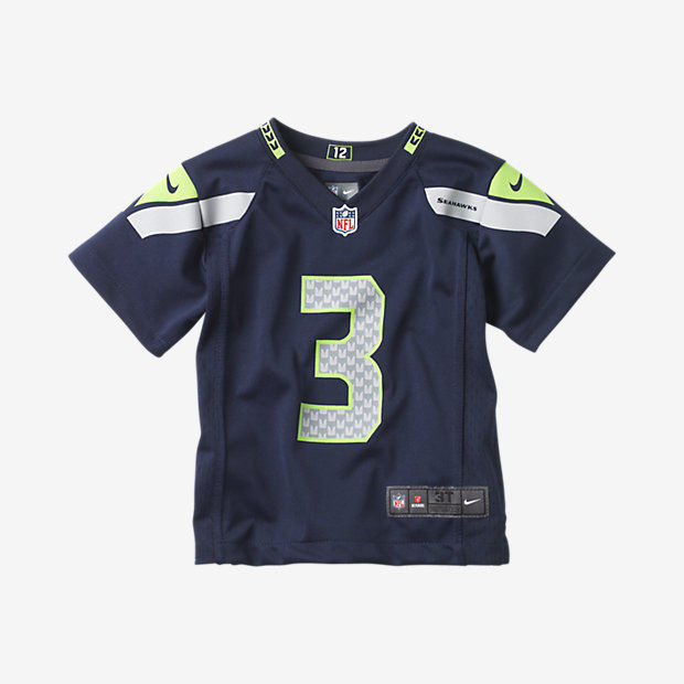 RUSSELL WILSON JERSEY-TODDLERS 4T & 2T-SEATTLE SEAHAWKS-NWT-NIKE-$45 RETAIL - £12.72 GBP