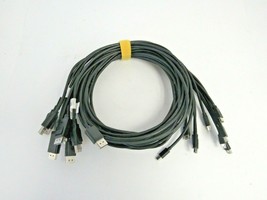 Lot of 10 6ft mini DisplayPort to DisplayPort Cable 69-4 - £34.97 GBP