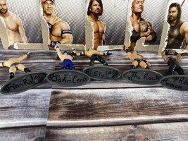 WWE Mattel Mini Figures - The Rock John Cena Finn Balor AJ Styles Roman Reigns - £7.66 GBP
