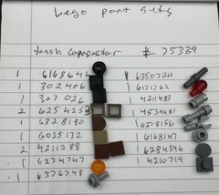 Lego Star Wars: Death Star Trash Compactor #75359 Replacement Parts Lot ... - £9.76 GBP