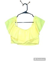 Unbranded Women&#39;s Yellow Swimsuit Top M . 30&quot; Around See Discription  - £7.90 GBP