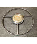 Volga GAZ 21 Steering Wheel Horn Ring &amp; Horn Button Chromed - Free World... - $122.22