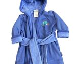 Vintage Y2K Eric Carle Baby Clothes Blue Robe 0-3-6-9 Beach Swim Bath Su... - $27.72