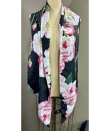 Beautiful Ted Baker Floral Peony Scarf Shawl Head Wrap Approx 9.5&quot; x 70&quot; - $24.74