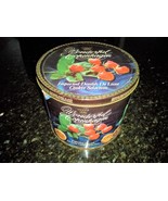 Vintage 1980s Copenhagen Danish Cookies Tin Canister Embossed Red Roses ... - $29.99