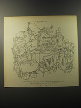 1953 Cartoon by George Price - When I think of some of the men I might be  - £14.49 GBP