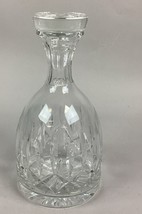 Vintage Heavy Cut Crystal Decanter With Stopper - 9.5”H - £23.28 GBP