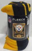 Pittsburgh Steelers 50&quot; by 60&quot; Fleece Marquee Throw Blanket - NFL - €12,62 EUR