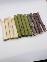 Apple Sticks, Sweet Dried Bamboo and Hay Sticks For Rabbit, Guinea Pig, ... - £7.98 GBP