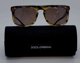 Brand New Dolce &amp; Gabbana Dg 4288 3063/73 Clear Brown Tortoise Sunglasses 56-20 - £137.24 GBP