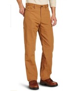 Dickies Men&#39;s Relaxed Fit Straight-Leg Duck Carpenter Jean Brown Duck 38... - £30.07 GBP