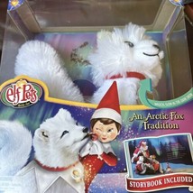 Elf on the Shelf Pets Arctic Fox Tradition Plush Animal &amp; Story Book  NEW SEALED - £20.10 GBP