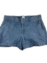 Gap Womens Size 6 Short Shorts 3&quot; Inseam Blue Denim Stretch - $14.85