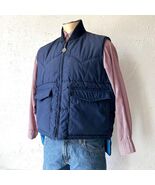 Vintage Miller Outerwear Insulated Vest Blue Western Yoke USA Made - Men... - $870.42 MXN