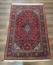 Red Per&#39;sian Rug 3x5, Fine 210 KPSI, Traditional Hand Knotted Carpet - £2,164.84 GBP