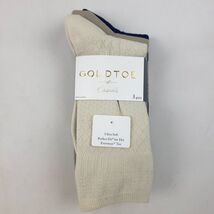 Gold Toe Casuals 3 Pair Ultra Soft Womens Shoe Size 6-9 New Beige Navy - $18.52