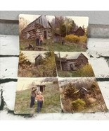 Vintage Photographs Pictures Rustic Log Cabin People Ephemera Lot Of 6 R... - £23.79 GBP