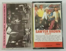 Sawyer Brown Cassette Tape Bundle - Shakin - Wide Open  - £7.46 GBP