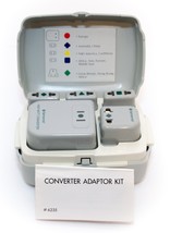 Samsonite Worldwide Converter Adapter Kit With Carry Case 1600 Watt Travel #6235 - £9.52 GBP