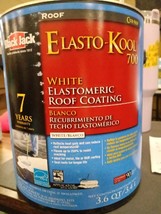 Elasto-Kool Elastomeric Roof Coating 5527-1-20, White 3.6qt. Pallet28ae - $23.78
