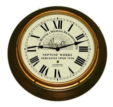 Swan Hunter &amp; Wigham Richardson Wall Clock. Neptune Works Newcastle Upon Tyne - £69.38 GBP