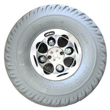 Shoprider Streamer Drive Wheels, 1 OEM GrayTires/Silver Mag Rims, Flat F... - $122.71
