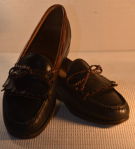 Mens Black And Brown Allen Edmond Tassell Leather Lightly Worn 10.5 D - £55.09 GBP