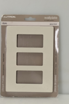 Lutron Claro Plaque Murale 3-Gang Wallplate Light Almond Gloss Finish CW... - $181.90 MXN