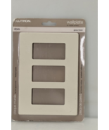 Lutron Claro Plaque Murale 3-Gang Wallplate Light Almond Gloss Finish CW... - $180.34 MXN