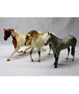 3 Vintage BREYER Horses #710 Red Roan #470 Misty&#39;s Twilight #820 Noble J... - $54.98