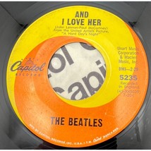 The Beatles And I Love Her / If I Fell 45 Rock Capitol 5235 Orange Swirl - £13.47 GBP
