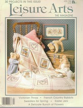Leisure Arts Cross Stitch Magazine April 1988 30 Projects Easter Rabbits... - $14.84