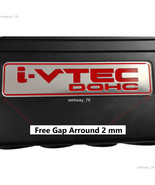 METAL Honda Ivtec K20A K24A Engine Cover Logo Civic Accord Crv S9A FD2R RED - $1,696.06 MXN